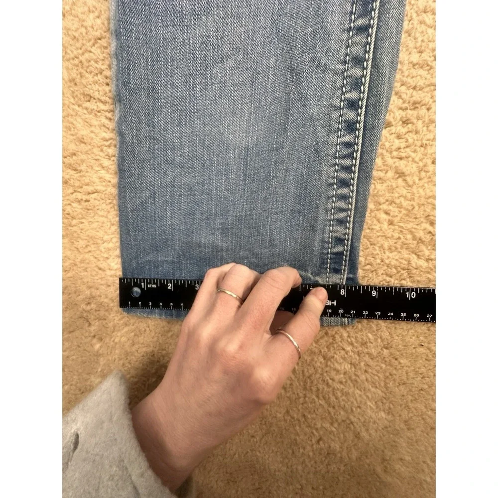 Miss Me Bootcut Jeans Size 30 Low Rise Embroidered Flap Pocket Y2K Western